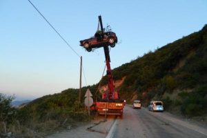 Bursa'da u&ccedil;uruma yuvarlandı, b&ouml;yle &ccedil;ıkartıldı
