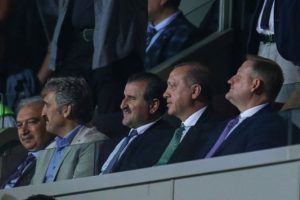 Erdoğan Başakşehir ma&ccedil;ında