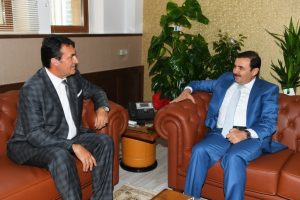 Bursa Osmangazi Belediye Başkanı D&uuml;ndar'dan Başsavcı Kuş'a ziyaret