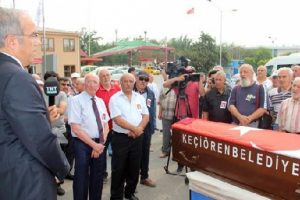 Atletizm efsanesi Şahiner, Ankara'da son yolculuğuna uğurlandı