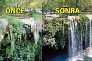 D&uuml;den Şelalesi'ni hayata d&ouml;nd&uuml;ren by-pass