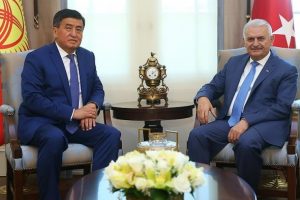 Başbakan Yıldırım, Kırgızistan Başbakanı Ceenbekov'u kabul etti