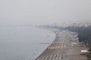 Antalya'da nem oranı yüzde 92'ye ulaştı