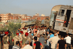 Mısır'daki tren kazasına taziyeler sunuldu