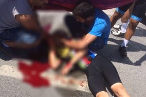Bursa'da bisiklet sürücüsü kanlar içinde kaldı!
