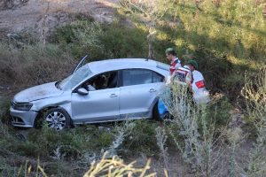Aydın'da otomobil köprüden uçtu: 4 yaralı
