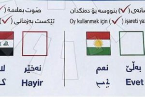 T&uuml;rkiye'nin tepkisine rağmen 3 dilde oy pusulası