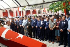 Bursa'da şehit polise son veda!