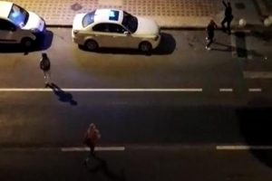 Sokak ortasında palalı meydan savaşı