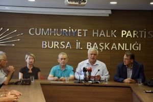 Cumhuriyet Halk Partisi Bursa İl Sekreteri Or: "Baskıcı ve zorba rejiminizi tanımıyoruz"