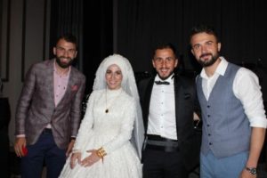 Trabzonsporlu futbolcular, d&uuml;ğ&uuml;nde bir araya geldi