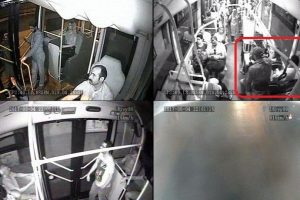 Bursa'da otob&uuml;ste saniye saniye yankesicilik