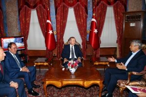 Demir&ouml;ren ve Lucescu'dan Cumhurbaşkanı'na ziyaret