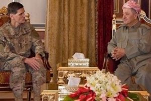 Barzani'den ABD'li komutanla kritik g&ouml;r&uuml;şme