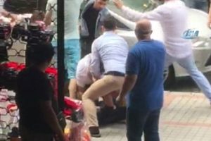 Rize'de 'yan bakma' kavgası