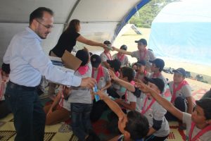 Bursalı izcilere ağız ve diş sağlığı eğitimi verildi