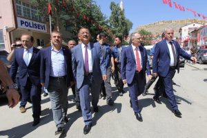 Bakan Ağbal ve &Ouml;zhaseki Bayburt'ta