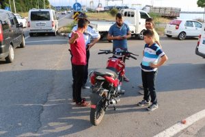 Kaza yapıp yaralandılar, 2 bin 200 TL'de ceza yediler