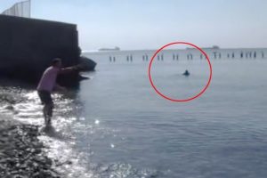Boğuldu sanıldı, 3 saat sonra y&uuml;zerek geldi