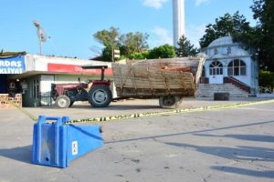 Şişirilirken patlayan lastik can aldı