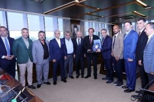 TFF'ye 2. ve 3. Lig Kul&uuml;pler Birliğinden ziyaret