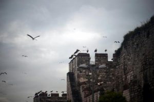 Leyleklerin tarihi surlarda g&ouml;&ccedil; molası