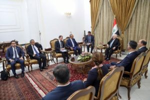 &Ccedil;avuşoğlu, Irak Cumhurbaşkanı Masum ile g&ouml;r&uuml;şt&uuml;