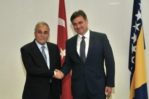Bosna Hersek Bakanlar Kurulu Başkanı ile g&ouml;r&uuml;şt&uuml;