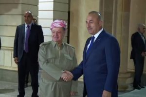 Bakan &Ccedil;avuşoğlu, Erbil'de