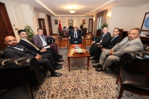 Bursa Gazeteciler Cemiyeti, Başbakan Yardımcısı Hakan &Ccedil;avuşoğlu'nu ziyaret etti