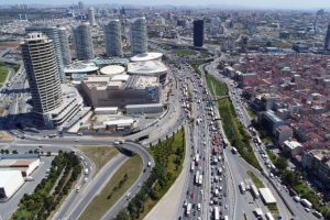 İstanbul'da bayram trafiği havadan g&ouml;r&uuml;nt&uuml;lendi