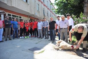 İneg&ouml;lspor Tuzla deplasmanına dualarla uğurlandı