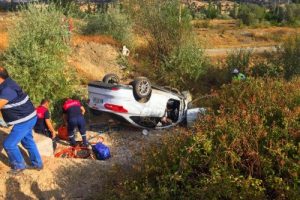 Bayram tatili yolunda kaza: 4 yaralı