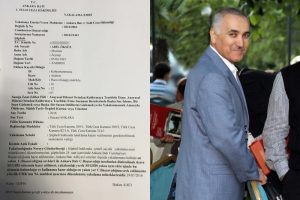 Adil &Ouml;ks&uuml;z'e ilişkin yakalama kararının belgesi