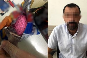 Elindeki cips paketinden 2 bin 800 uyuşturucu hap &ccedil;ıktı