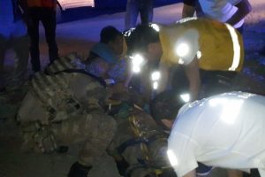 Ardahan'da trafik kazası: 4'&uuml; asker 5 yaralı