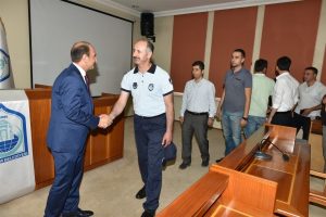 Bursa'da Edebali mesai arkadaşlarıyla bayramlaştı
