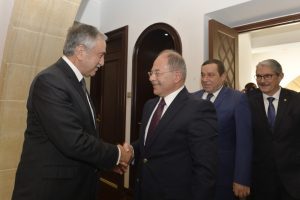 Akıncı, Recep Akdağ'ı kabul etti