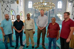 Bursa Karacabey Veysel Karani Camii ibadete a&ccedil;ılıyor