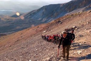 Dağcılardan, Erciyes'e 30 Ağustos zirve tırmanışı