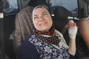Bursa'da acemi kadın kasap hastanelik oldu
