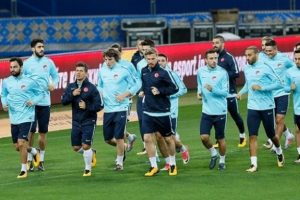A Milli Futbol Takımı Ukrayna ma&ccedil;ına hazır