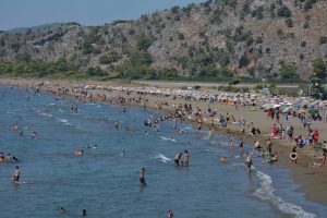 G&uuml;ney Ege sahillerinde bayram tatili yoğunluğu!
