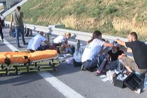 İstanbul Kemerburgaz'da feci kaza