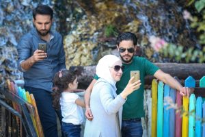 Bursa Saitabat Şelalesi'nde Arap turist yoğunluğu