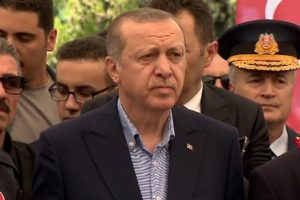 Şehit cenazesine Cumhurbaşkanı Erdoğan da katıldı