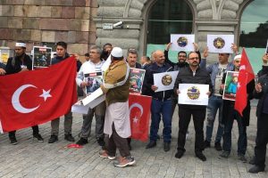 İsve&ccedil;'te Arakanlı m&uuml;sl&uuml;manlar i&ccedil;in destek g&ouml;sterisi