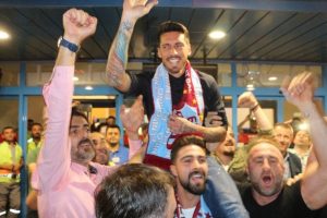 Sosa ve Volkan Şen'e coşkulu karşılama