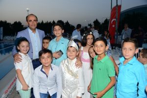 Bursa Yıldırımlı miniklerin s&uuml;nnet ş&ouml;leni coşkusu
