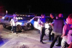 Burdur'da zincirleme kaza: 7 yaralı